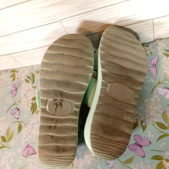 Hey Dude Delray Slide Sandals Hook N Loop Womens 11 - Picture 7 of 9